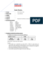 Informe Técnico J. Baldeon 350HP