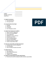 Assessment Task 5: Induction Checklist