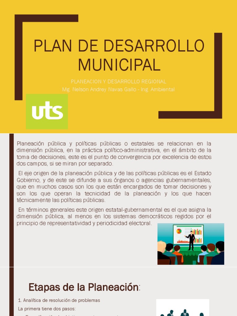 Estructura del Plan de Desarrollo Municipal | PDF | Planificación ...