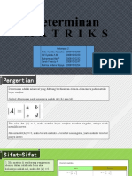 Determinan Matriks Kelompok 2