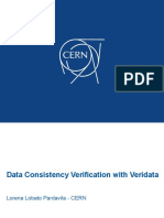 CERNData Consistency Verification With Veridata