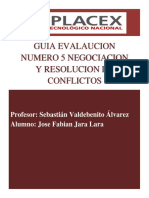 Guia 5 Negociacion y Resolucion de Conflictos Jose Fabian Jara Lara