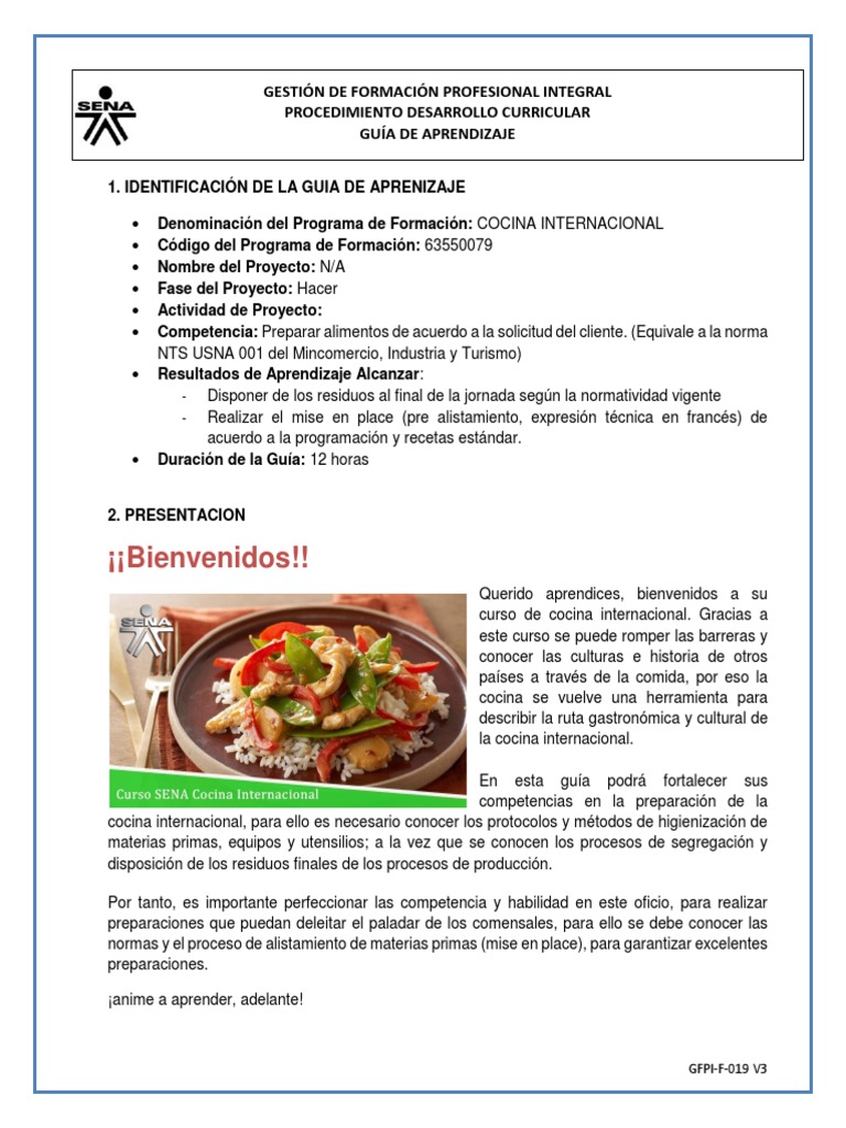 GuiannCocinanInternacionalnNonn1 266088693dc8440 | PDF | Artes culinarias |  Alimentos
