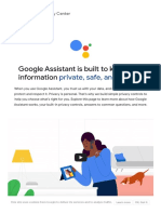 Assistant Privacy & Security Features - Google Safety Center