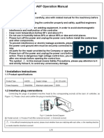 A6F Operation Manual: Safety Instruction