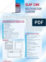 Easy-to-Use Programmable Multi-Function Counter CM6