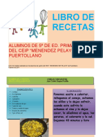 libro de recetas