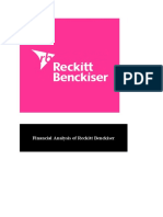 Fiinancial Analysis of Reckitt Benckiser
