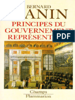 Manin Bernard - Principes Du Gouvernement Representatif (1998, Flammarion)