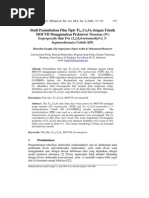 Download Studi Penumbuhan Film Tipis Ti1-xCoxO2 dengan Teknik MOCVD Menggunakan Prekursor Titanium IV Isopropoxide dan Tris 2266-tetramethyl-3 5-heptanedionato Cobalt III by horasdia SN50587062 doc pdf