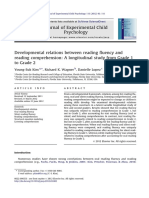 Developmental Relations Between Reading Fluency and Reading Comprehension - A Longitudinal Study From Grade 1 To Grade 2