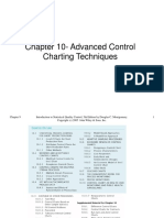 13. Advanced Control Charting Techniques