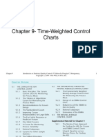 Time Weighted Control Charts