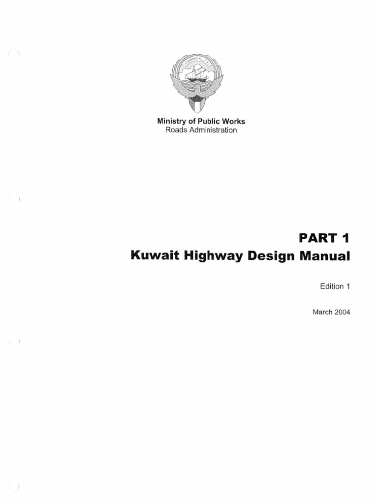 Kuwait Design Manual - PT 1 - CH 00 - Index | PDF