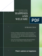 Happines AND Welfare: The Tought of Socrate, Platone, Aristotele, Epicuro