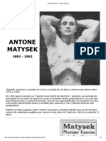 Antone Matysek - Control Muscular