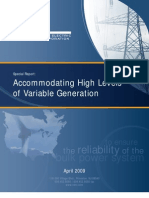 Accommodating High Levels of Variable Generation