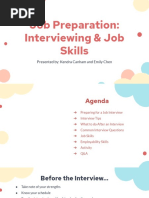 Job Preparation Interviewing Job Skills