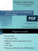 Present Value and The Opportunity Cost of Capital: Principles of Corporate Finance