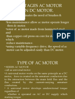 Advantages Ac Motor Then DC Motor