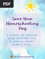 Save Your Homeschooling Day PDF