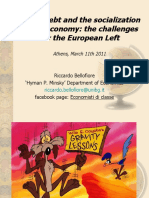 Public Debt and The Socialization of The Economy: The Challenges For The European Left