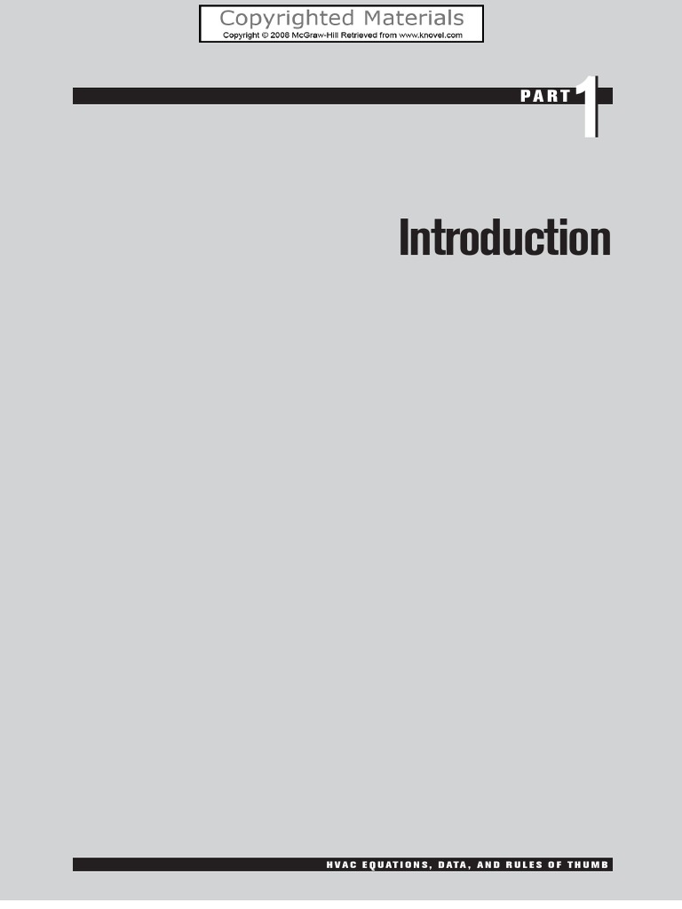 Hvac Equations, Data, and Rules of Thumb PDF Electromechanical