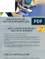 Terapia CIMT: Rehabilitación mediante restricción y entrenamiento