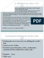 Some Earthquakes That Have Shifted The Earths Axis From 2004