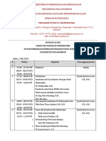 Susunan Acara Saran Dan Masukan Dari Stakeholder