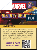 Marvel Infinity Gauntlet Rules