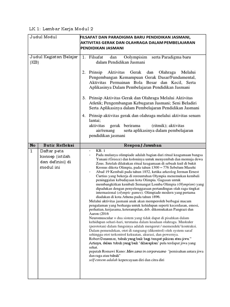 LK 1 - Modul 2 | PDF