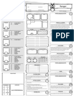 Ranger Sheet Editable