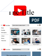 Youtube Template