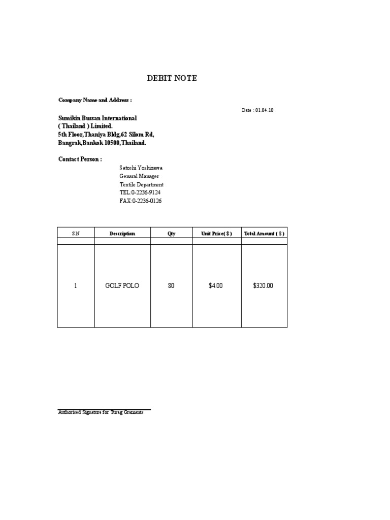 Debit Note 1 PDF