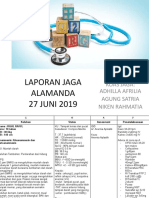 LAPORAN JAGA Alamanda 27 Juni 2019