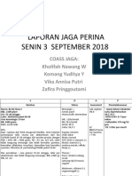 LAPORAN JAGA PERINA 3 & 7 September