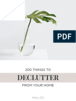 Declutter: 200 Things To