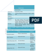 Module Detail: Structure of Module / Syllabus of A Module (Define Topic / Sub-Topic of Module)