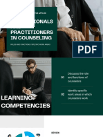 Week 2 - Professionals&PractitionersinCounseling