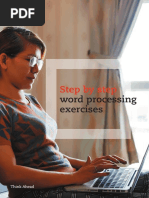 Step by Step Word Processing Exercises