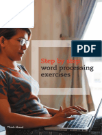 Step by Step Word Processing Exercises