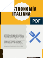 Gastronomía Italiana