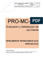 PRO-MC-006 Evaluación de La Satisfacción Del Cliente V.2 PDF