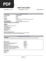 Safety Data Sheet: 1. Identification