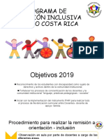 Educación Inclusiva Costa Rica 2019