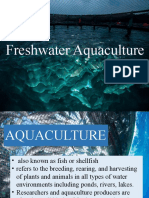 Freshwater Aquaculture