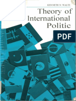 Theory of Lnternational Politic S: Kenneth N Waltz