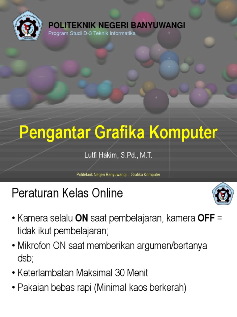 Pengantar Grafika Komputer | PDF | Komputer