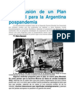 La Ilusion de Un Plan Marshall para La Argentina Pospandemia Mario Rapoport